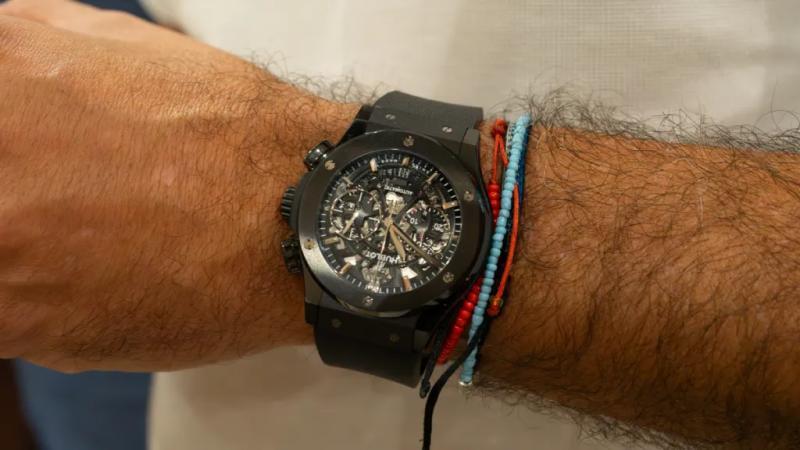 Hublot Big Bang Chronograph Black King Gold