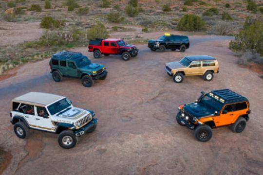 Jeep庆祝复活节越野探险60周年，携六款全新概念车亮相莫阿布