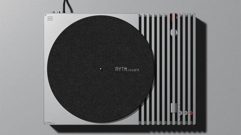 Overhead view of the RYTM Turntable by Jorge Paez
