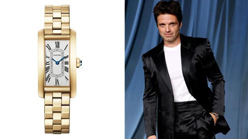 Sebastian Stan Cartier Tank Americaine