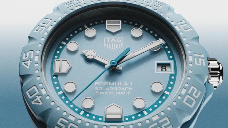 TAG Heuer Formula 1 Solargraph Pastel Blue