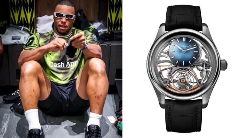 Saquon Barkley H. Moser Pioneer Cylindrical Tourbillon Skeleton