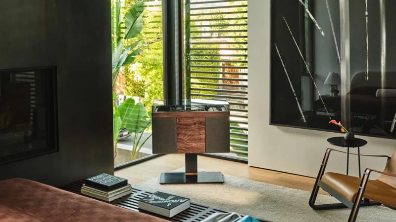 The Wrensilva Studio record console placed in a room