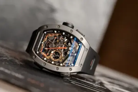 理查德·米勒携手法拉利打造引人注目的分秒追针陀飞轮腕表