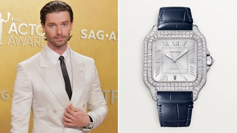Patrick Schwarzenegger Cartier Santos