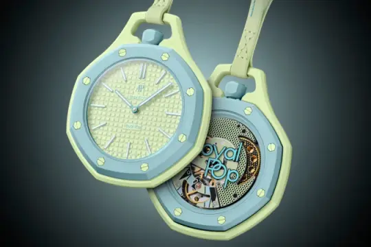 爱彼与Swatch联名Royal Pop腕表系列图赏