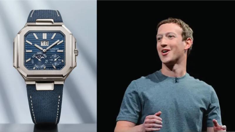 Mark Zuckerberg with Patek Cubitus
