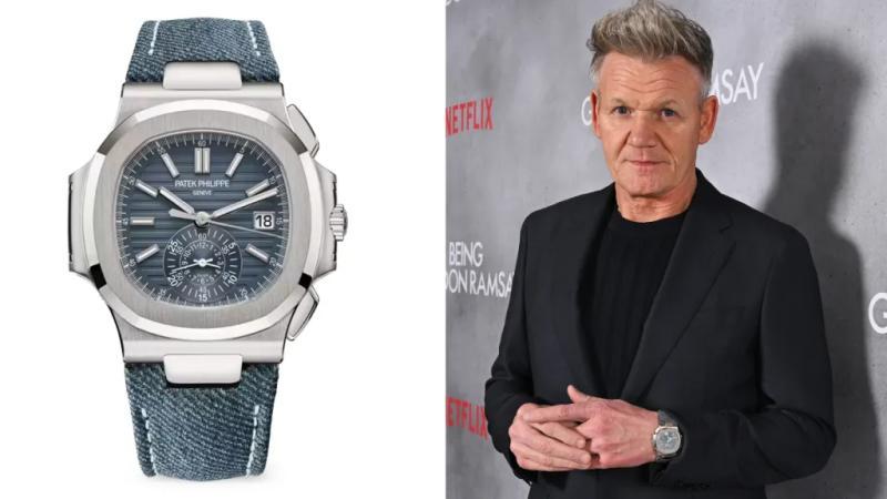 Gordon Ramsay Patek Philippe Nautilus Chronograph