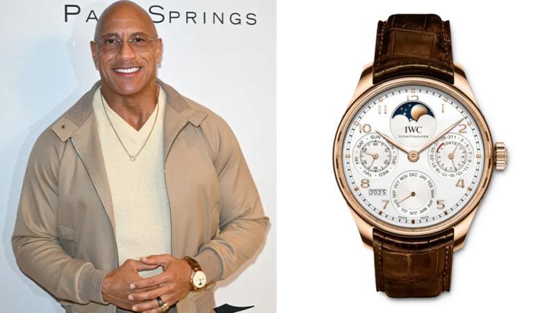 Dwayne Johnson IWC Portugieser Perpetual Calendar