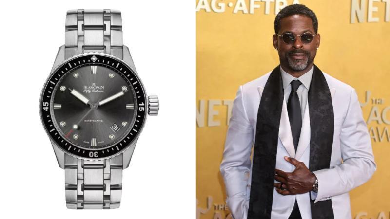 Sterling K. Brown Blancpain Fifty Fathoms Bathyscaphe