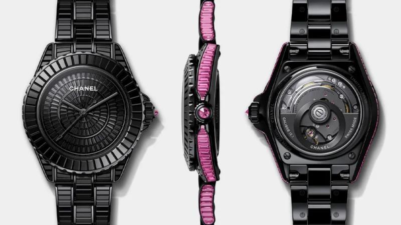 Chanel J12 Pink Line