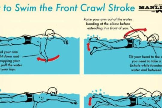 如何游自由泳：60秒快速入门指南