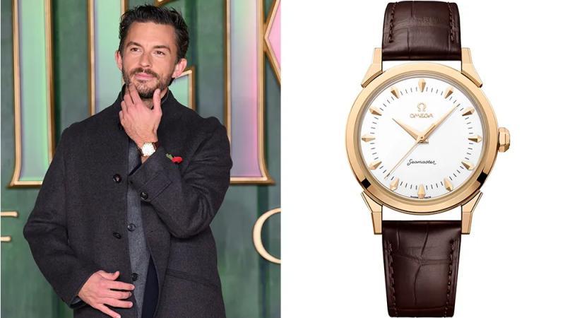 乔纳森·贝利佩戴欧米茄Seamaster Milano Cortina 2026