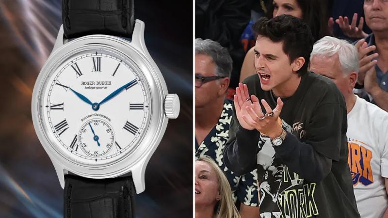 Timothée Chalamet Roger Dubuis Hommage H40