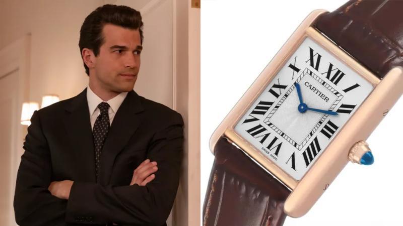 John F. Kennedy Jr. in Love Story wearing a Cartier