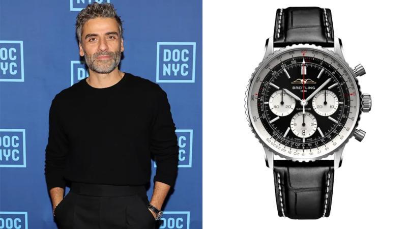 Oscar Isaac Breitling Navitimer B01 Chronograph 43