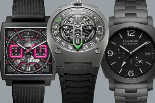 10款全黑隐秘腕表，低调彰显腕间酷感