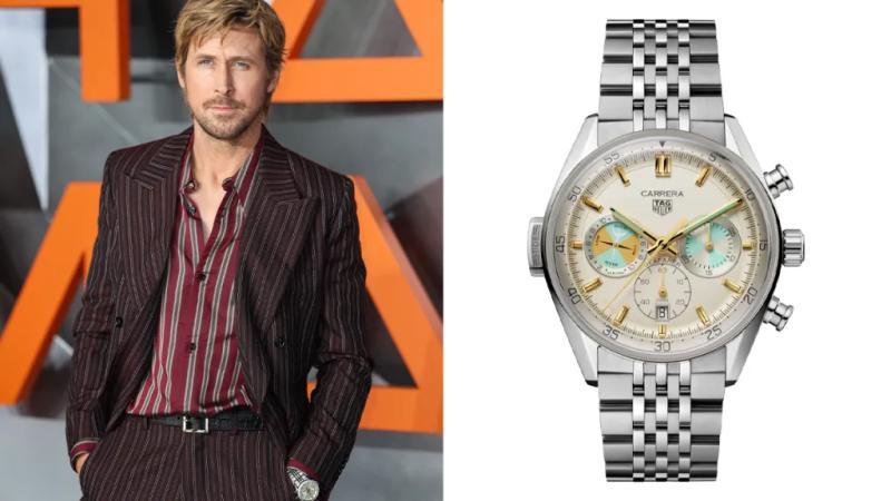 瑞恩·高斯林佩戴TAG Heuer Carrera Chronograph Seafarer