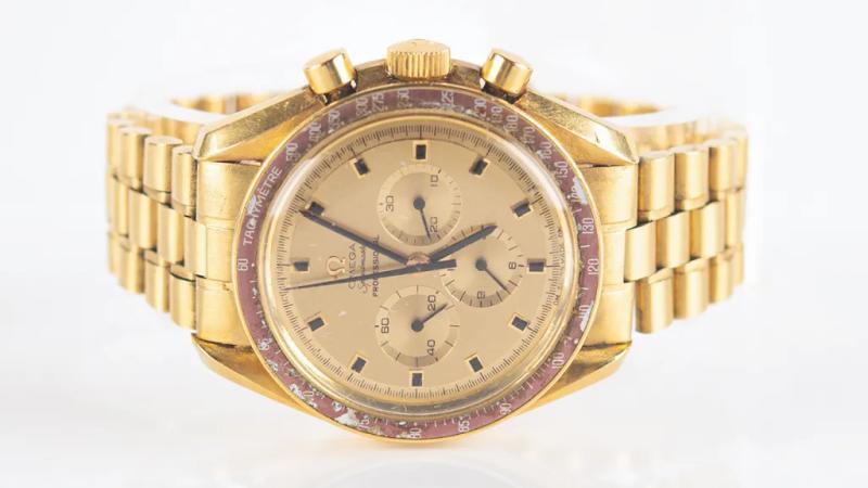 NASA宇航员理查德·戈登纪念纯金欧米茄Speedmaster专业版表盘