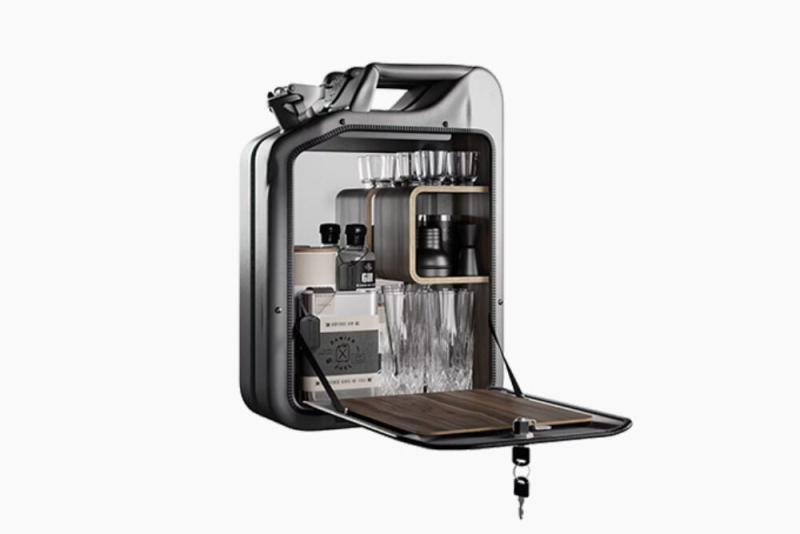 Danish Fuel Upcycled Bar Cabinet