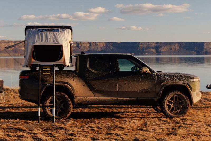 Rivian x iKamper Skycamp Mini Rooftop Tent 4