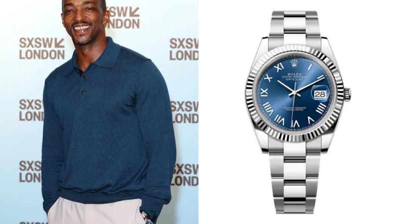 Anthony Mackie佩戴的劳力士Datejust
