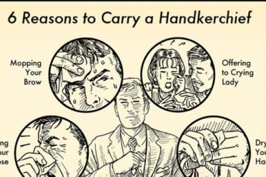 携带手帕的6大理由：图解指南