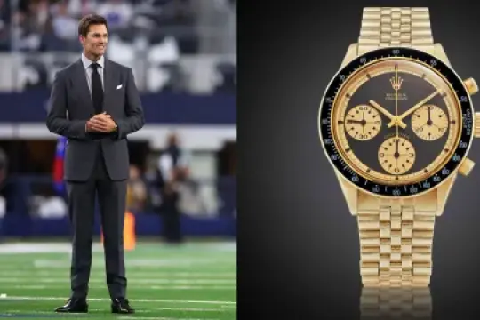 汤姆·布雷迪罕见的劳力士“保罗·纽曼”迪通拿拍卖价超百万美元