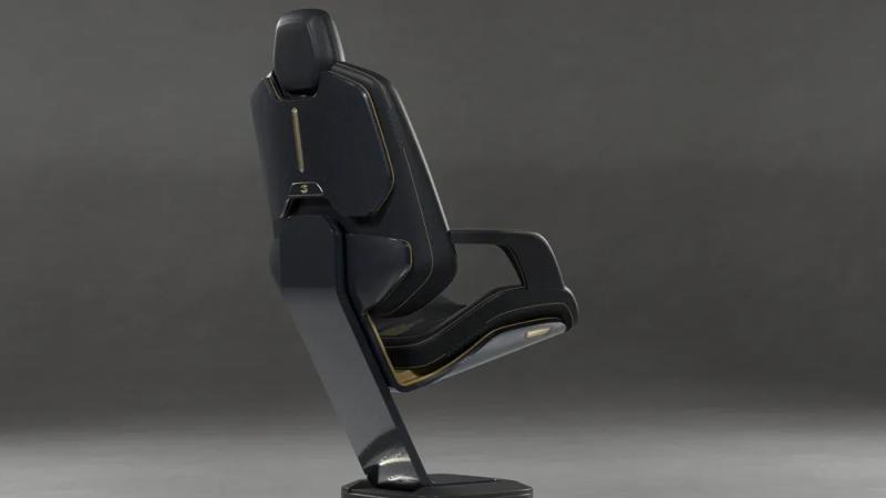 The Senna Cockpit, a high-tech office chair inspired by cockpits in the motorsport and airspace industries.