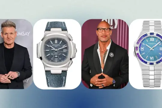 本周七款明星腕表推荐：从戈登·拉姆齐的Nautilus到巨石强森的Chopard