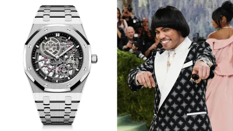 Anderson Paak Audemars Piguet Royal Oak Jumbo Extra-Thin Openworked